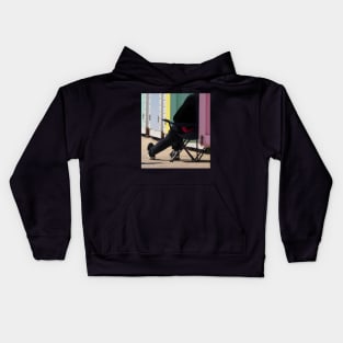 Lyme Regis Beach Huts Kids Hoodie